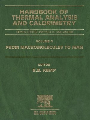 cover image of Handbook of Thermal Analysis and Calorimetry